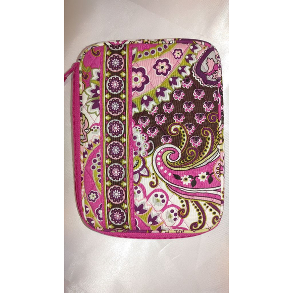 Vera Bradley Very Berry Paisley Zippered Case NWOT - Picture 6 of 7